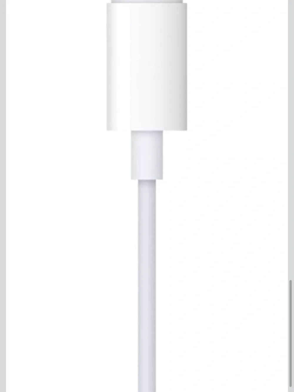 Apple White Lightning Earphones with Built-In Microphone